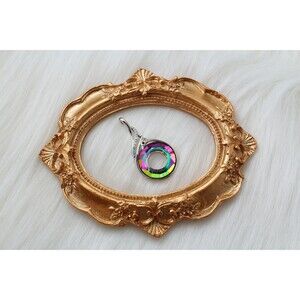 925 Sterling Silver PHOENIX Crystal Necklace, Swarovski Crystal Necklace